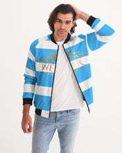 Load image into Gallery viewer, CAROLINA (SF WEAR 2 TONE) - LIGHT BLUE/WHITE Men's Bomber Jacket