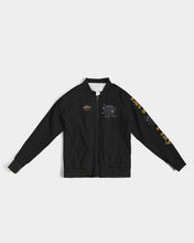 Load image into Gallery viewer, LIFE A GAMBLE, LETS PLAY - BLACK FEMALE JACKET Women's Bomber Jacket