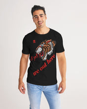 Load image into Gallery viewer, WE OUT HERE - BLACK/RED Men's Tee