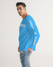 Load image into Gallery viewer, SF WEAR 5STAR - LIGHT BLUE Men's All-Over Print Long Sleeve Tee