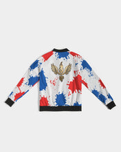 Load image into Gallery viewer, SPLASH PATRIOT - WHITE Women's Bomber Jacket