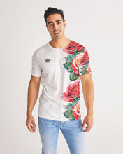 Load image into Gallery viewer, LEFTSIDE FULLY ROSE - WHITE Men's Tee