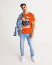 Load image into Gallery viewer, 90'S (BARS) - ORANGE/WHITE Men's All-Over Print Tee