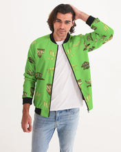 Load image into Gallery viewer, SF WEAR FULLY LOGO 2 - SHOCKING COLOR GREEN Men's Bomber Jacket