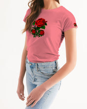 Load image into Gallery viewer, ROSES - PINK Women's All-Over Print Tee