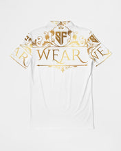 Load image into Gallery viewer, SF WEAR POLO UPPER DESIGN -WHITE Men's Slim Fit Short Sleeve Polo