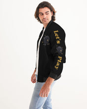 Load image into Gallery viewer, LIFE A GAMBLE LETS PLAY - BLACK Men's Bomber Jacket