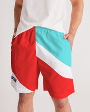 Load image into Gallery viewer, 5IVE - RED Men's All-Over Print Jogger Shorts