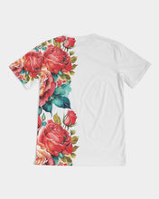 Load image into Gallery viewer, LEFTSIDE FULLY ROSE - WHITE Men's Tee