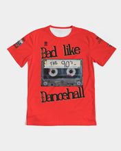 Load image into Gallery viewer, 90'S (BARS) - RED/BLACK Men's Tee