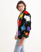 Load image into Gallery viewer, SPLASH JACKET - BLACK Men's Bomber Jacket