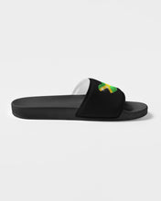 Load image into Gallery viewer, JAMAICA LOVE - BLACK Men's Slide Sandal