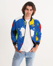 Load image into Gallery viewer, SPLASH JACKET - BLUE Men's Bomber Jacket