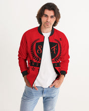 Load image into Gallery viewer, SF WEAR 1 LOGO JACKET - DARK RED Men's Bomber Jacket