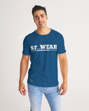 Load image into Gallery viewer, SF WEAR 5STAR - BLUE AND WHITE Men's All-Over Print Tee