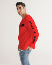 Load image into Gallery viewer, SF WEAR 5STAR - BRIGHT RED Men's All-Over Print Long Sleeve Tee