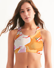 Load image into Gallery viewer, PINK COMO TOP Women's Seamless Sports Bra