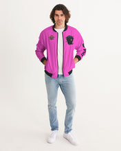 Load image into Gallery viewer, LIFE A GAMBLE " LETS PLAY" - HOT PINK Men's Bomber Jacket