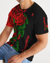 Load image into Gallery viewer, RIGHTSIDE FULLY ROSES - BLACK Men's Tee