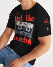 Load image into Gallery viewer, 90'S (BARS) - BLACK/RED Men's Tee