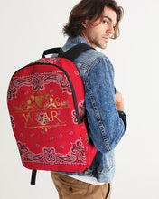 Load image into Gallery viewer, SF WEAR 5IVE RED BANDANA Large Backpack