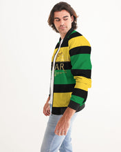 Load image into Gallery viewer, YARDIE (SF WEAR 3 TONE) - BLACK/GREEN/YELLOW Men's Bomber Jacket
