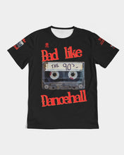 Load image into Gallery viewer, 90'S (BARS) - BLACK/RED Men's Tee