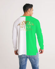 Load image into Gallery viewer, SF WEAR LONGSLEEVE - LIGHT GREEN/WHITE Men's Long Sleeve Tee