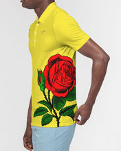 Load image into Gallery viewer, SF ROSE POLO 2 - YELLOW (2023) Men's Slim Fit Short Sleeve Polo