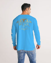 Load image into Gallery viewer, SF WEAR 5STAR - LIGHT BLUE Men's All-Over Print Long Sleeve Tee