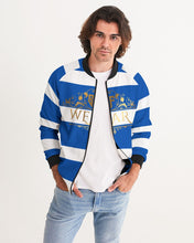 Load image into Gallery viewer, SF WEAR 2 TONE - BLUE/WHITE Men's Bomber Jacket