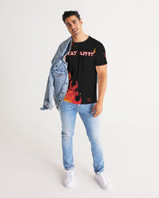Load image into Gallery viewer, RRIGHTSIDE FLAME-BLACK Men's Tee