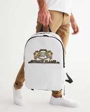 Load image into Gallery viewer, STEADY FLAME COAT OF ARMS BACKPACK - WHITE Large Backpack