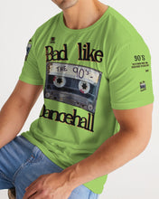 Load image into Gallery viewer, 90'S (BARS) - SHOCKING GREEN Men's All-Over Print Tee