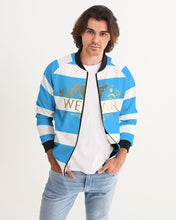 Load image into Gallery viewer, CAROLINA (SF WEAR 2 TONE) - LIGHT BLUE/WHITE Men's Bomber Jacket