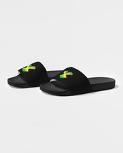 Load image into Gallery viewer, JAMAICA LOVE - BLACK Men's Slide Sandal