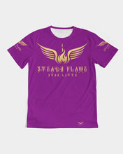 Load image into Gallery viewer, STEADY FLAME GOLD-PURPLE Men's Tee