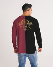 Load image into Gallery viewer, SF WEAR LONGSLEEVE - BURGUNDY/BLACK Men's Long Sleeve Tee