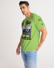 Load image into Gallery viewer, 90'S (BARS) - SHOCKING GREEN Men's All-Over Print Tee