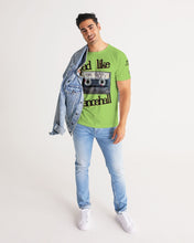 Load image into Gallery viewer, 90'S (BARS) - SHOCKING GREEN Men's All-Over Print Tee