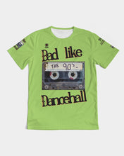 Load image into Gallery viewer, 90'S (BARS) - SHOCKING GREEN Men's All-Over Print Tee
