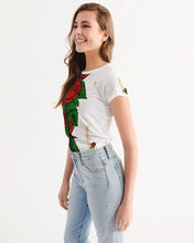 Load image into Gallery viewer, EVERTHING ROSES 2.0 GOLD - WHITE/GOLD Women's Tee