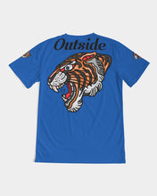 Load image into Gallery viewer, WE OUT HERE - BLUE/BLACK Men's Tee