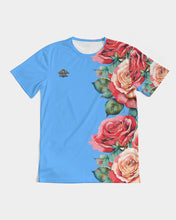 Load image into Gallery viewer, LEFTSIDE FULLY ROSE - SKY BLUE Men's Tee