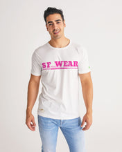 Load image into Gallery viewer, SF WEAR 5STAR - WHITE/ HOT PINK Men's All-Over Print Tee