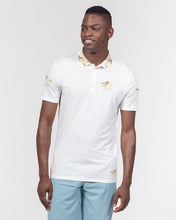 Load image into Gallery viewer, SF WEAR 2 GOLD POLO -WHITE Men's Slim Fit Short Sleeve Polo