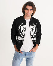 Load image into Gallery viewer, SF WEAR 1 LOGO JACKET - BLACK/WHITE Men's Bomber Jacket