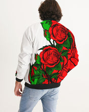 Load image into Gallery viewer, RIGHT SIDE FULLY ROSES-JACKET..white Men's Bomber Jacket