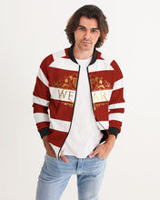 Load image into Gallery viewer, SF WEAR 2 TONE - BURGUNDY/WHITE Men's Bomber Jacket