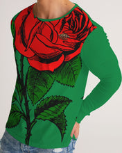 Load image into Gallery viewer, GREEN ROSE Men's Long Sleeve Tee